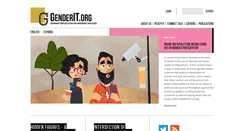Desktop Screenshot of genderit.org